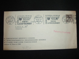 LETTRE (IMPRIMES) POUR LA FRANCE TP KREMNICA 40 H OBL.MEC.14 II 67 PRAHA 025 - Storia Postale