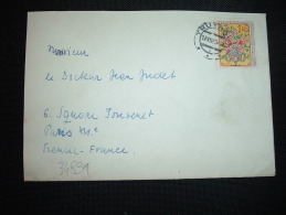 LETTRE POUR LA FRANCE TP UNESCO 1 K OBL.12 XII 63 TRUTNOV 1 - Storia Postale