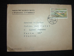 LETTRE POUR FRANCE TP AVION 1 K OBL.8 XII 69 OLOMOUC - Lettres & Documents