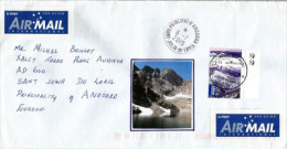 Belle Lettre D' Alpine National Park (Central Highlands. Victoria), Adressée En Andorre, Avec Timbre à Date Arrivée - Brieven En Documenten