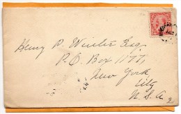 Canada 1905 Cover Mailed To USA - Briefe U. Dokumente