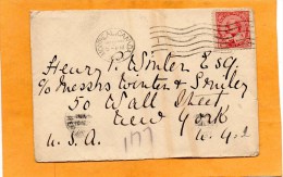 Canada 1904 Cover Mailed To USA - Storia Postale