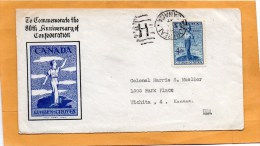 Canada 1947 FDC Mailed To USA - ....-1951