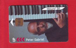 856 - Telecarte Publique Peter Gabriel Musicien  (F1236A) - 2002