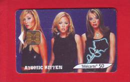 858 - Telecarte Publique Atomic Kitten (F1238A) - 2002