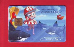 865 - Telecarte Publique Les Moments Critiques 6 Enfant Mer Requin (F1266) - 2002