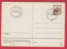 178026  / 1970 - 20 YEARS OF MAGAZINES " FILATELIE " PRAHA BRIDGE  Stationery Czechoslovakia - Cartes Postales