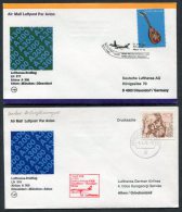 1978 Lufthansa Greece Germany Athens / Dusseldorf First Flight Covers X 2 - Covers & Documents