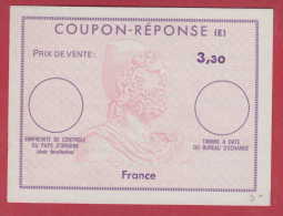 178100  /  COUPON RÉPONSE ( E ) Reply Coupon 3.30 France Frankreich Francia Stationery Entier Ganzsachen - Coupons-réponse