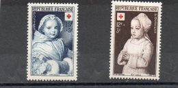 FRANCE     2 Timbres        1951     Y&T: 914 Et  915    Croix Rouge    Neufs Avec Charnière - Andere & Zonder Classificatie