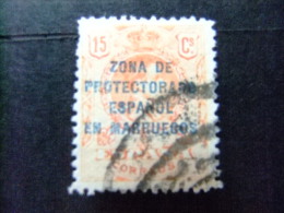 MAROC MARRUECOS ESPAÑOL 1916 Yvert Nº 70 º FU - Maroc Espagnol