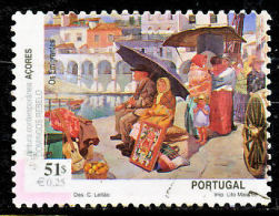 !										■■■■■ds■■ Portugal 1999 AF#2622ø Azores Painting "The Emigrants" Art Nice Stamp VFU (k0015) - Used Stamps