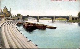 TRENT BRIDGE, NOTTINGHAM ~ Pu1914 ~ BARGES - Andere & Zonder Classificatie