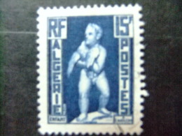 L53 ARGELIA ALGÉRIE 1952 / ENFANT À L` AIGLON / YVERT 290 FU - Gebraucht