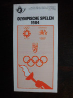 Folder Postzegeluitgifte: 1984 Olympische Spelen / Stamp Bulletin: 1984 Olympic Games - Andere & Zonder Classificatie