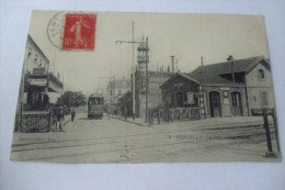 CPA LA GARE GENTILLY 94 TRAM - Gentilly