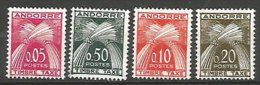 Type Gerbes, émission De 1961, Nouvelle Monnaie. Yv. 42/45.   4 T-p Neufs **. Côte 70.00 € - Ongebruikt