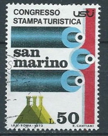 1973 SAN MARINO USATO STAMPA TURISTICA - VA22 - Usados