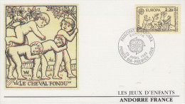 Enveloppe  1er  Jour   ANDORRE    EUROPA    1989 - 1989