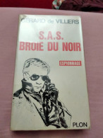 Gerard De Villiers Sas Broie Du Noir Plon Eo - SAS