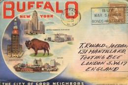 USA - NEW YORK STATE - BUFFALO - LETTERCARD - ALL PICTURES SHOWN - Buffalo