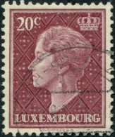 Pays : 286,04 (Luxembourg)  Yvert Et Tellier N° :   544 A (o) - 1944 Charlotte Rechterzijde