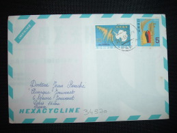 CL PUB DIAMANT HEXACYCLINE TP 10 + TP 5 OBL.24-11-66 TOKYO - Lettres & Documents