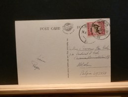 49/287A      CP AFRIQUE DU SUD POUR LA BELG. - Cartas & Documentos