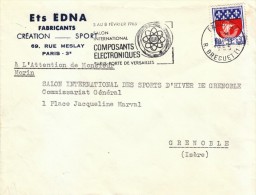 1955 - Lettre Commerciale - Ets Edna Fabricants Sport Au 69 Rue Meslay à Paris 3ème - FRANCO DE PORT - Sports & Tourisme