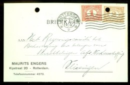 WW-1 * HANDGESCHREVEN BRIEFKAART COMITE VLUCHTELINGEN Uit 1919 Van ROTTERDAM Naar VLISSINGEN ( 9826D) - Lettres & Documents