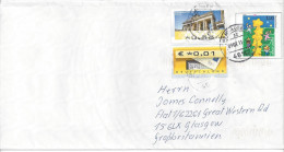 Germany 2000/02  Europa  Mi.USo 21 A I (Wz 1y) - Enveloppes - Oblitérées