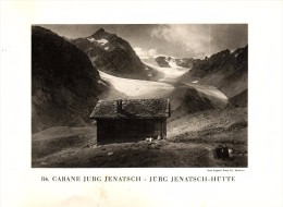 Original Ansicht/ Photographie Von 1927 , Jürg Jenatsch - Hütte , Bevers , St. Moritz , Ca. 20x13 , Berghütte !!! - Bever