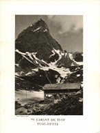 Original Ansicht/ Photographie Von 1927 , Tuoi - Hütte , Pilatus , Guarda , Ca. 20x13 , Berghütte !!! - Guarda