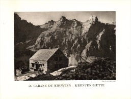 Original Ansicht/ Photographie Von 1927 , Krönten - Hütte , Erstfeld , Gotthard , Ca. 20x13 , Berghütte !!! - Erstfeld