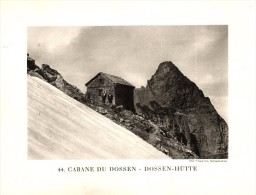 Original Ansicht/ Photographie Von 1927 , Dossenhütte , Innertkirchen , Ca. 20x13 , Berghütte !!! - Innertkirchen