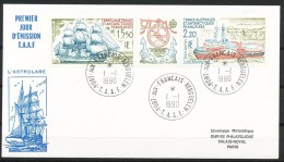 Franz.Gebiete I.d.Antarktis - Mi.Nr . 268 - 269    Gestempelt -     FDC - FDC