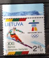 Lithuania, 2010, Mi: 1030 (MNH) - Winter 2010: Vancouver