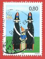 SAN MARINO USATO - 2004 - Favole - Collodi - Pinocchio - € 0,80 - S. 2003 - Usati