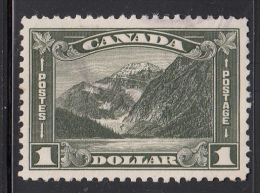 Canada Used Scott #177 $1 Mt. Edith Cavell Arch Issue, Dark Olive Green - Used Stamps