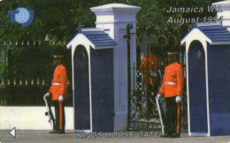 TELECARTE  JAMAIQUE J$ 50  Kings House Gate  SOLDATS SOLDIERS - Giamaica