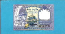 NEPAL - 1  Rupee - ND ( 1991 -  ) - P 37 - Sign. 13 - UNC. - King Birendra Bir Bikram - 2 Scans - Nepal