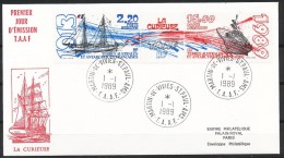 Franz.Gebiete I.d.Antarktis - Mi.Nr .     252 - 253-       Gestempelt -     FDC - FDC