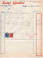 CANTU'-COMO--29-2-1944-DITTA LUIGI GIUDICI-RISCALDAMENTO-SANITARIA-REPUBBLICA SOCIALE ITALIANA - Fiscali