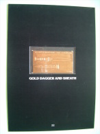 Staffa Is., UK (local) Egypt Pharaoh Tutankhamun - 23K Gold Foil - Gold Dagger And Sheath - Archéologie