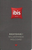 CLE HOTEL IBIS BIENVENUE PETIT LOGO ETAT COURANT - Hotelzugangskarten