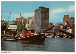 (PH 348) USA - Milwaukee River - Tugboat - Remorqueurs