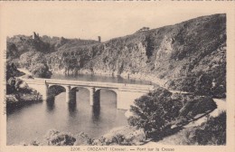 Cp , 23 , CROZANT , Pont Sur La Creuse - Crozant