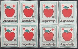 YUGOSLAVIA Postage Due 81-82,unused,red Cross - Portomarken