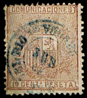 CORDOBA - EDI O 153 - MAT. FECH. TII GRANDE \"PALMA DEL RIO\" (AZUL) - Used Stamps