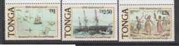 TONGA    1987              N°   653 / 655       COTE      34 € 00              ( Y 71 ) - Tonga (1970-...)